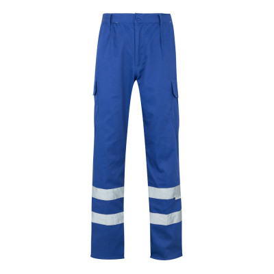 VL ASCLEPIUS. Multi-pocket twill trousers (200g/m²), in cotton (35) and polyester (65)